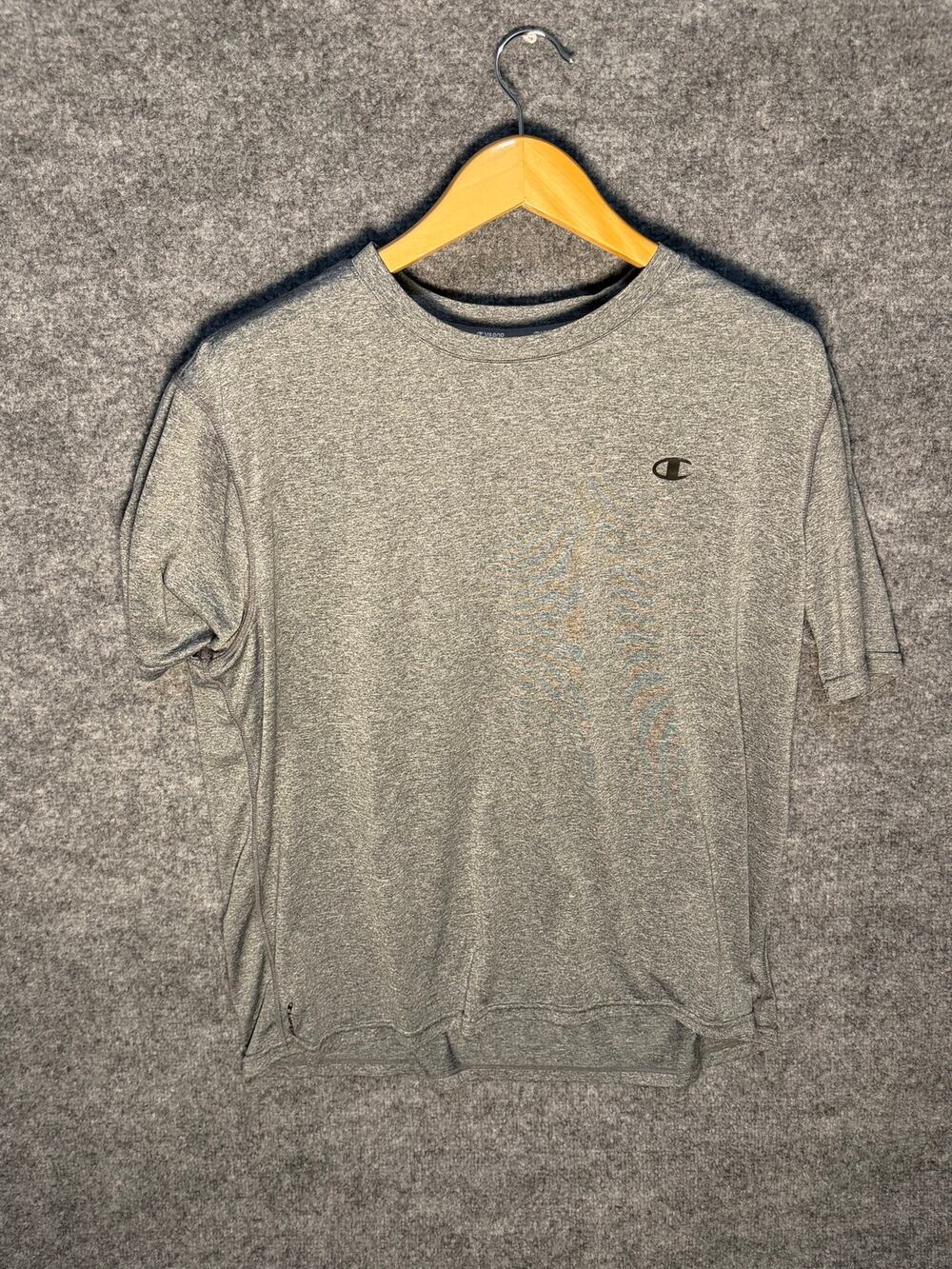 Champion Vapor Performance Gray Athletic T-Shirt Men’s 2XL Moisture Wicking - Picture 1 of 3